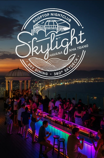 나트랑 하바나 호텔 루푸탑 스카이라이트