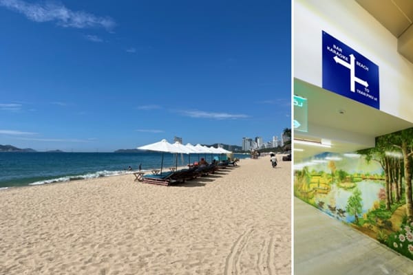 하바나 통로 해변